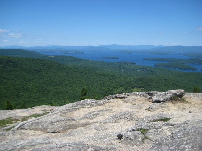 MtMajor (21).JPG - Another view of the lake and mountains before we headed to Straightback mountain.